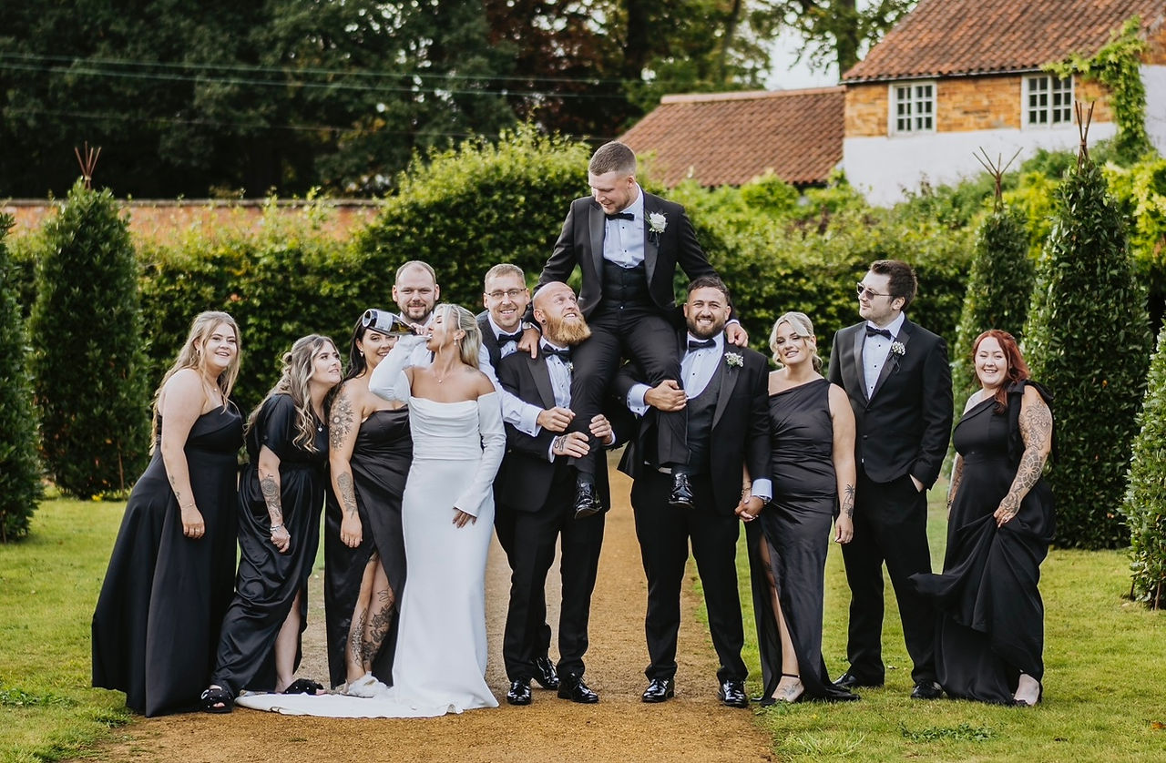 Real Elizabeth Kate Bride Enjoying Her Yorkshire Wedding 