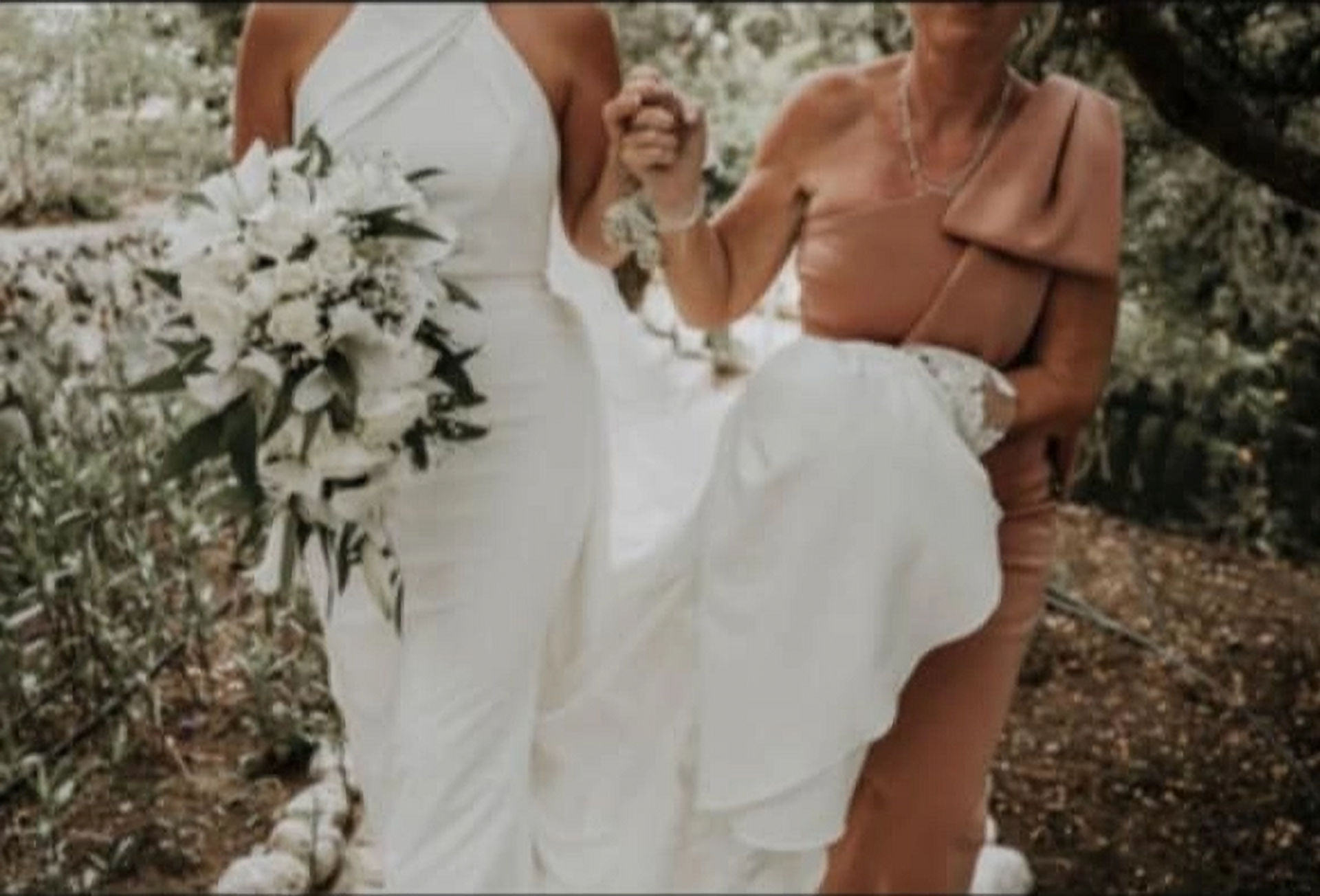 Real Elizabeth Kate bride wearing Made With Love wedding dress