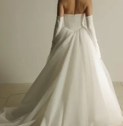 Eva Lendel Bowie Princess Wedding Dress at Elizabeth Kate Crowle Lincolnshire