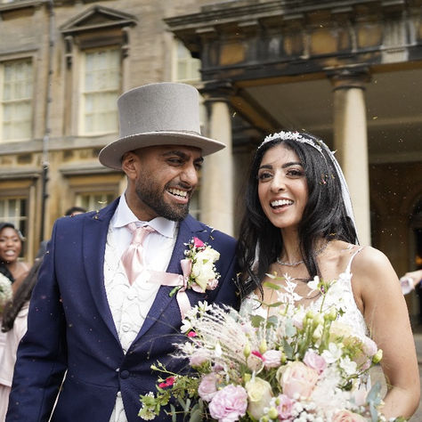 SASHA AND AMIT: Real bride Sasha wears Enzoani Love Amina wedding dress