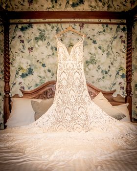 Real Bride Tanya wearing Bonnie by Willowby wedding dress from Elizabeth Kate Crowle Scunthorpe