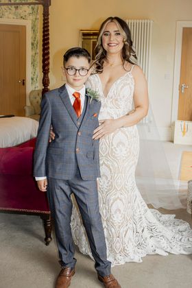 Real Bride Tanya wearing Bonnie by Willowby wedding dress from Elizabeth Kate Crowle Scunthorpe