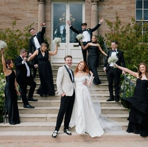 Hollywood Glamour Wedding Inspiration at Newton Hall