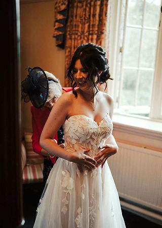 Real Elizabeth Kate Bride Wears Rebecca Ingram Hattie Lane Lynette Wedding Dress Crowle Scunthorpe