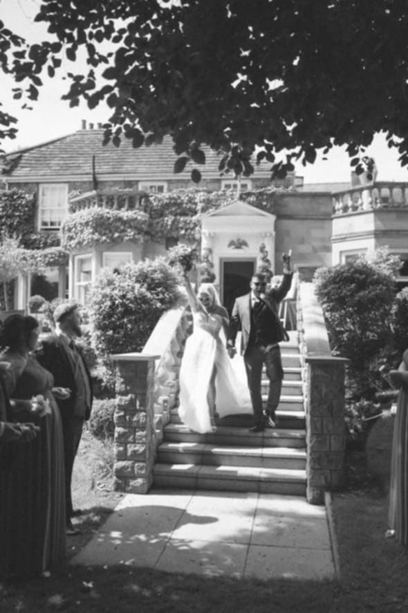 Real Wedding Courtney Shines in Rebecca Ingram Dolly Wedding Dress