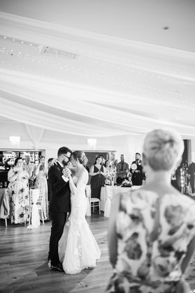 Real bride Rachel wears Rebecca Ingram Hattie wedding dress