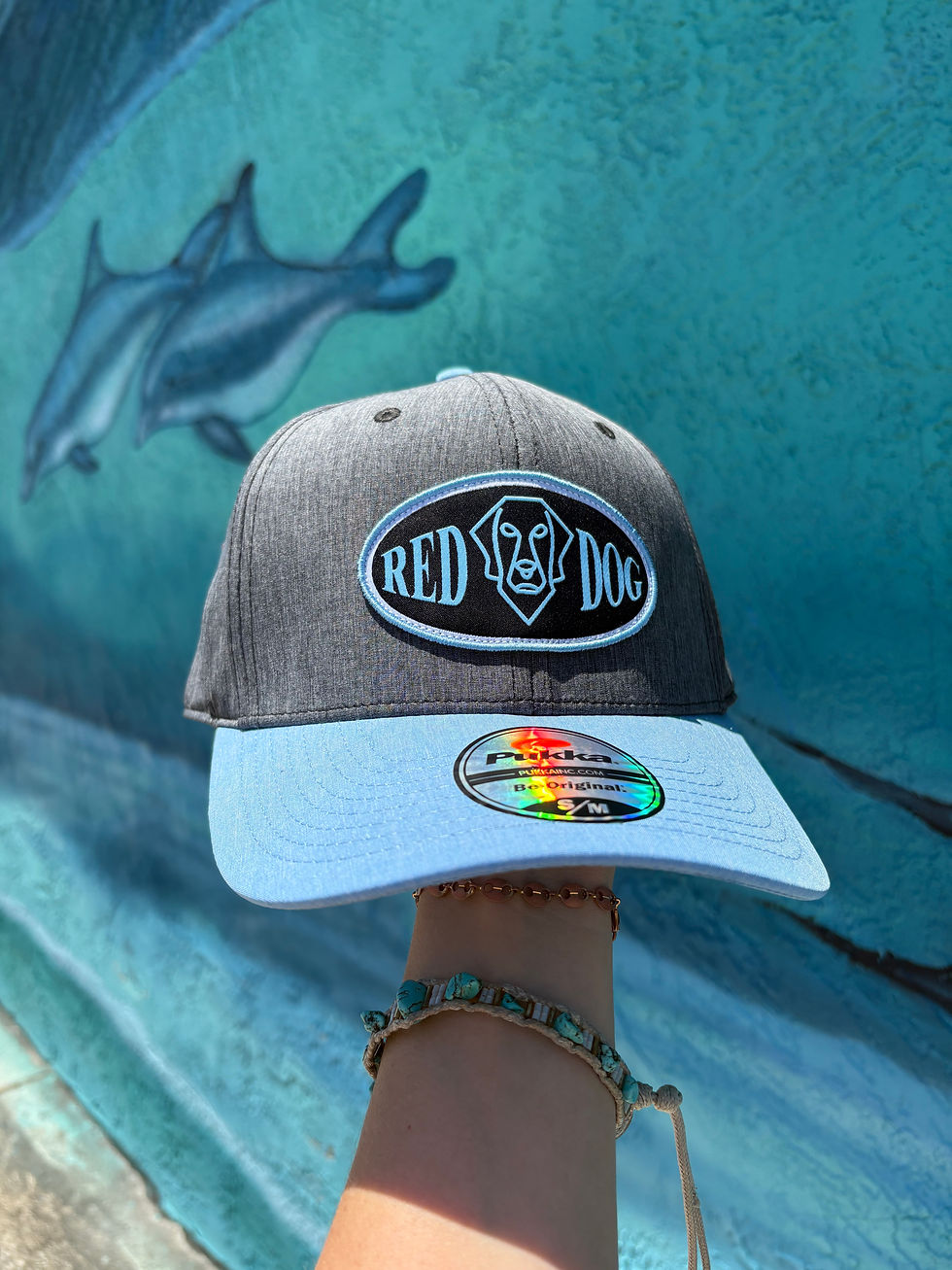 Thumbnail: Vintage Red Dog Patch Flex-Fit Hat