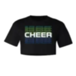EAC Black Crop Tee