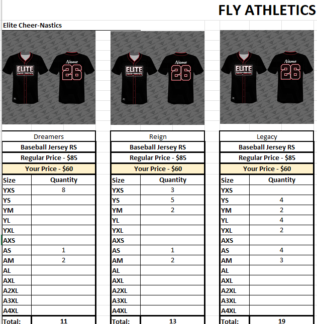 Elite - CheerNastics - Jerseys 2024