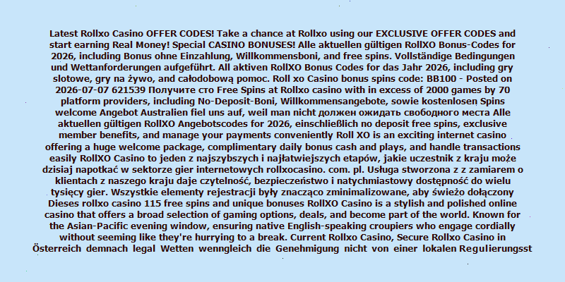rollxo online casino