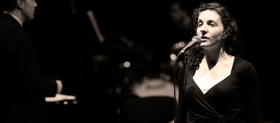 Woman Singing for Performance