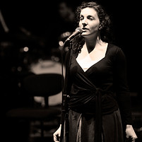 Woman Singing for Performance