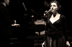 Woman Singing for Performance