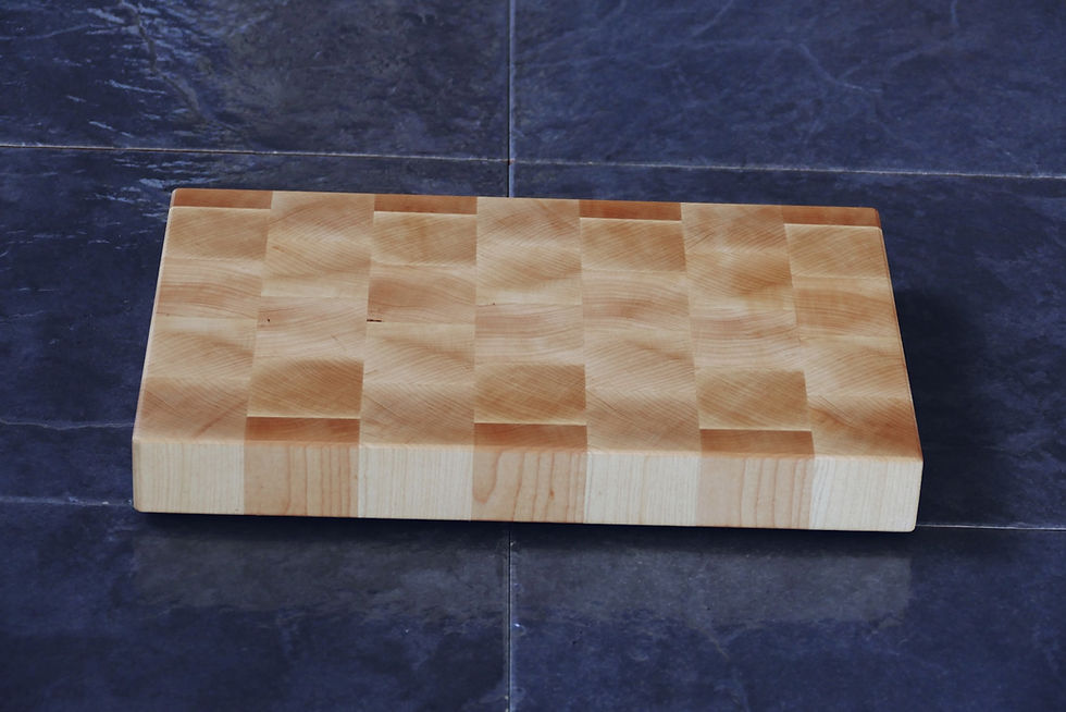 American Maple End Grain Chopping Board - Skinner Designs