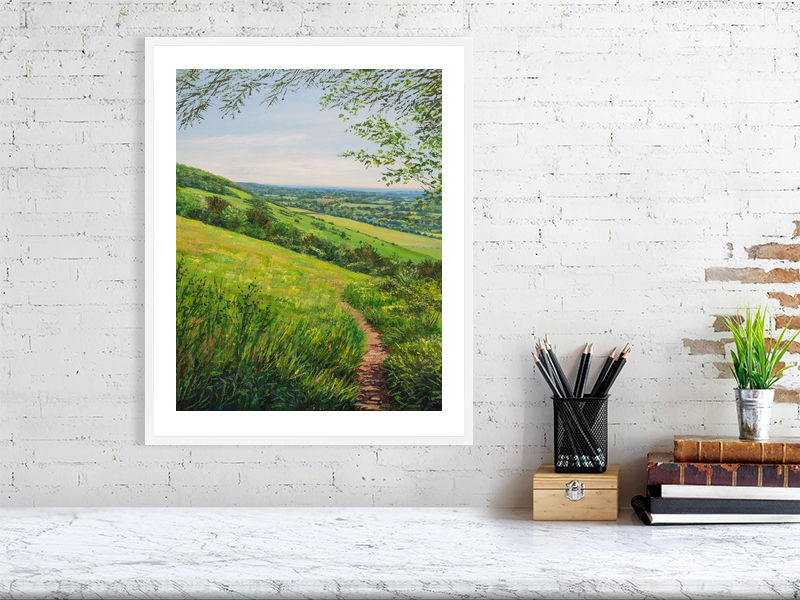 Thumbnail: Spring Path, Box Hill - Open Edition Print