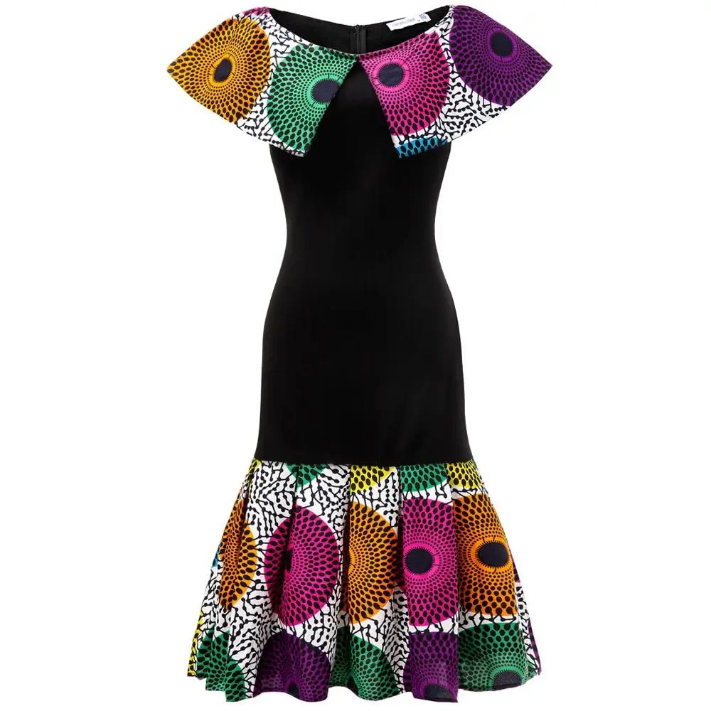 Plus Size Black African Inspired Dress