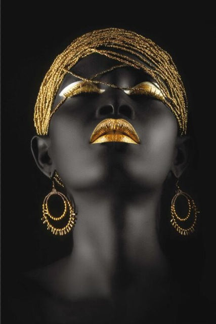 Miniature : Tableau décoratif rectangulaire sur toile, peinture murale, style scandinave, vertical, bois