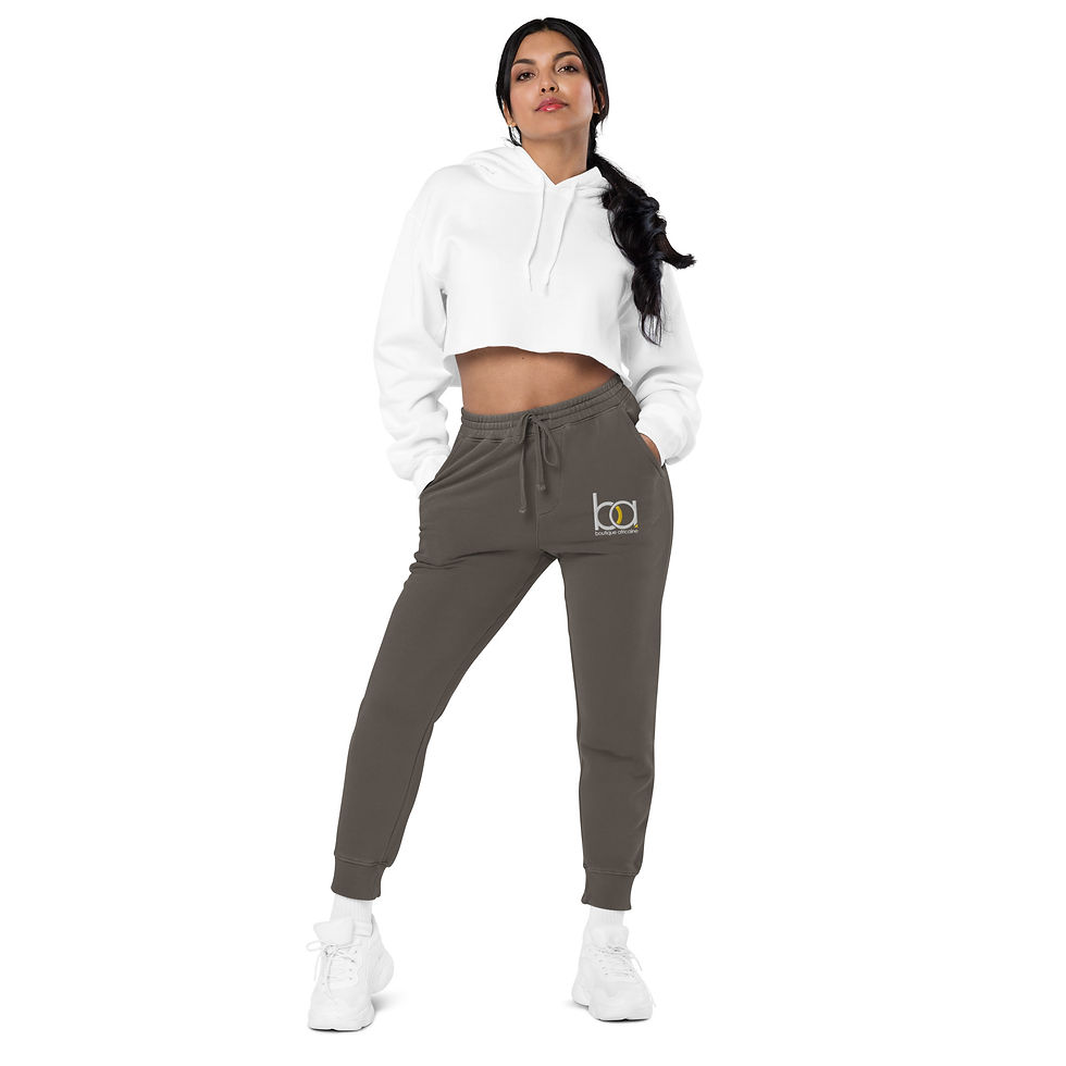 Unisex pigment-dyed Boutique Africaine sweatpants