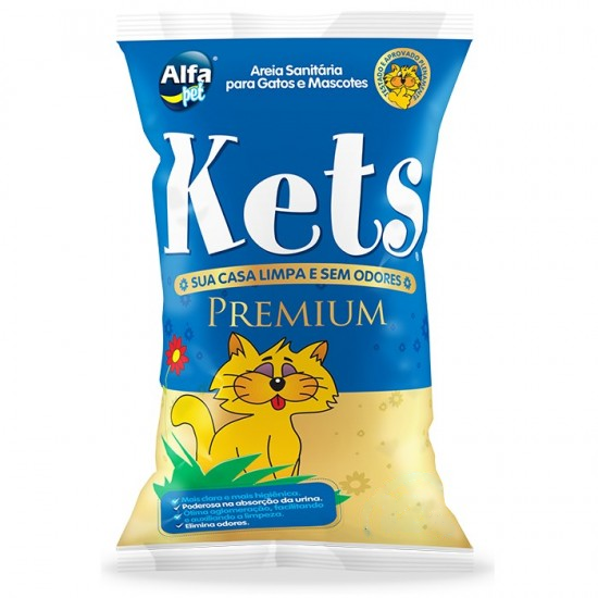 AREIA SANITÁRIA KETS PREMIUM - 4kg