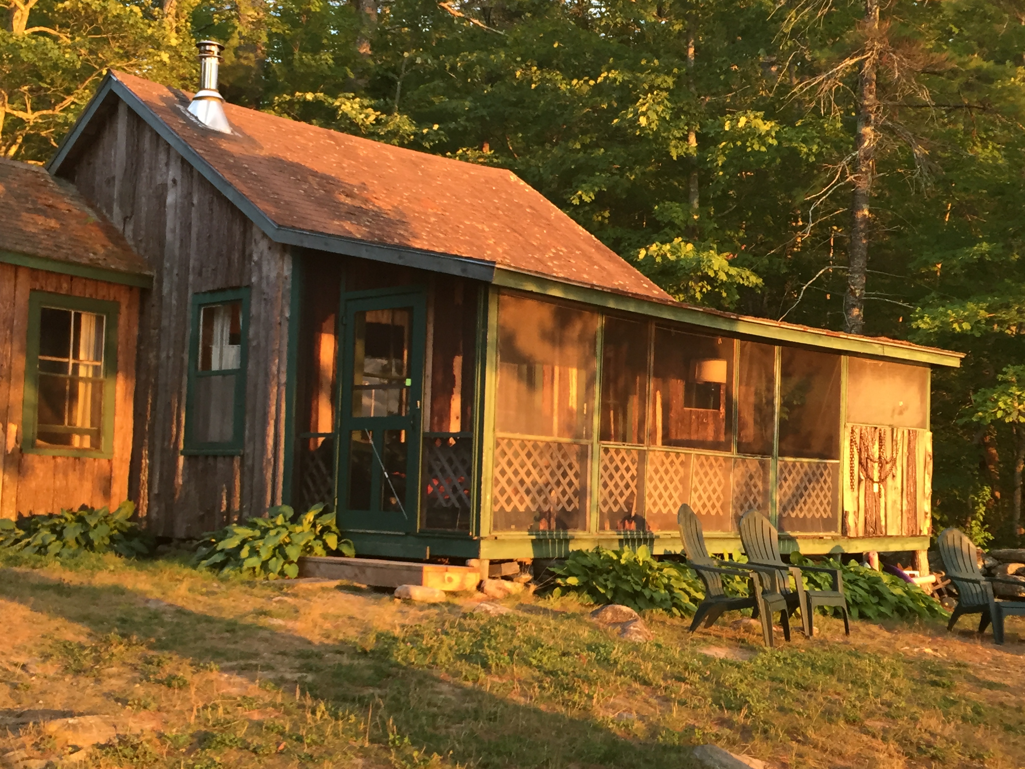 Sunset Cabins Photos Maine Lake Rentals Maine Vacation Rentals