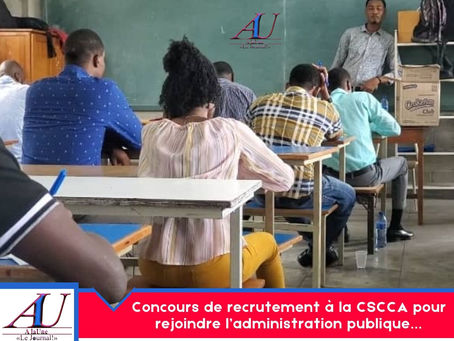 Concours de recrutement à la CSCCA pour rejoindre l’administration publique…