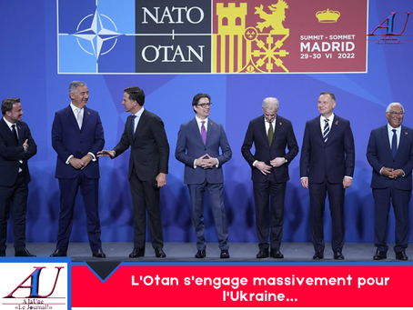 L'Otan s'engage massivement pour l'Ukraine…