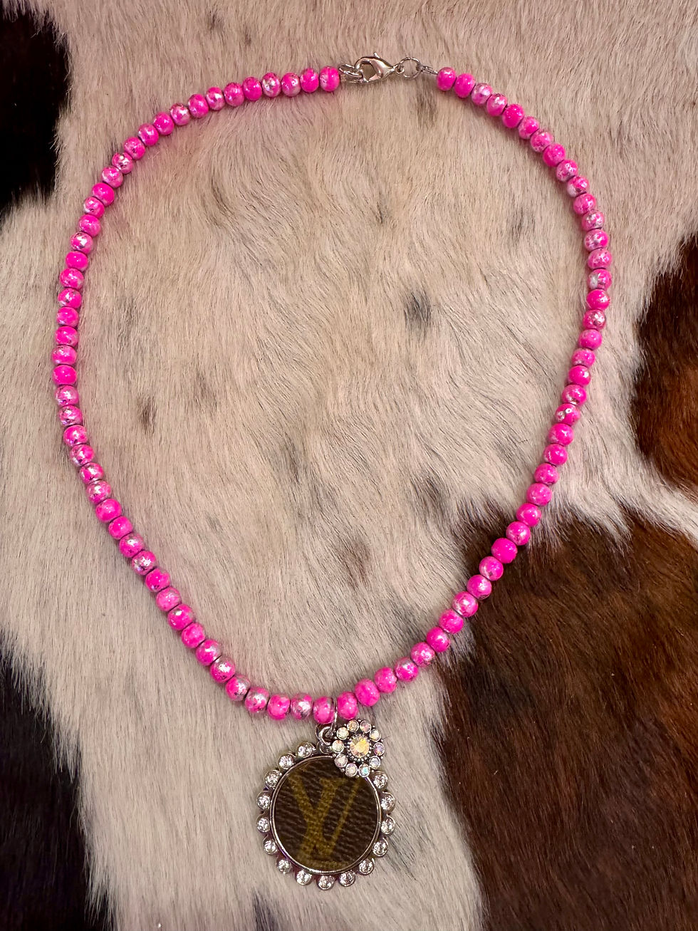 Thumbnail: Upcycled LV Necklace 