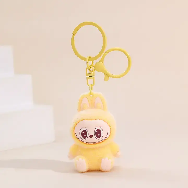 Thumbnail: Labubu Flocking Keychain