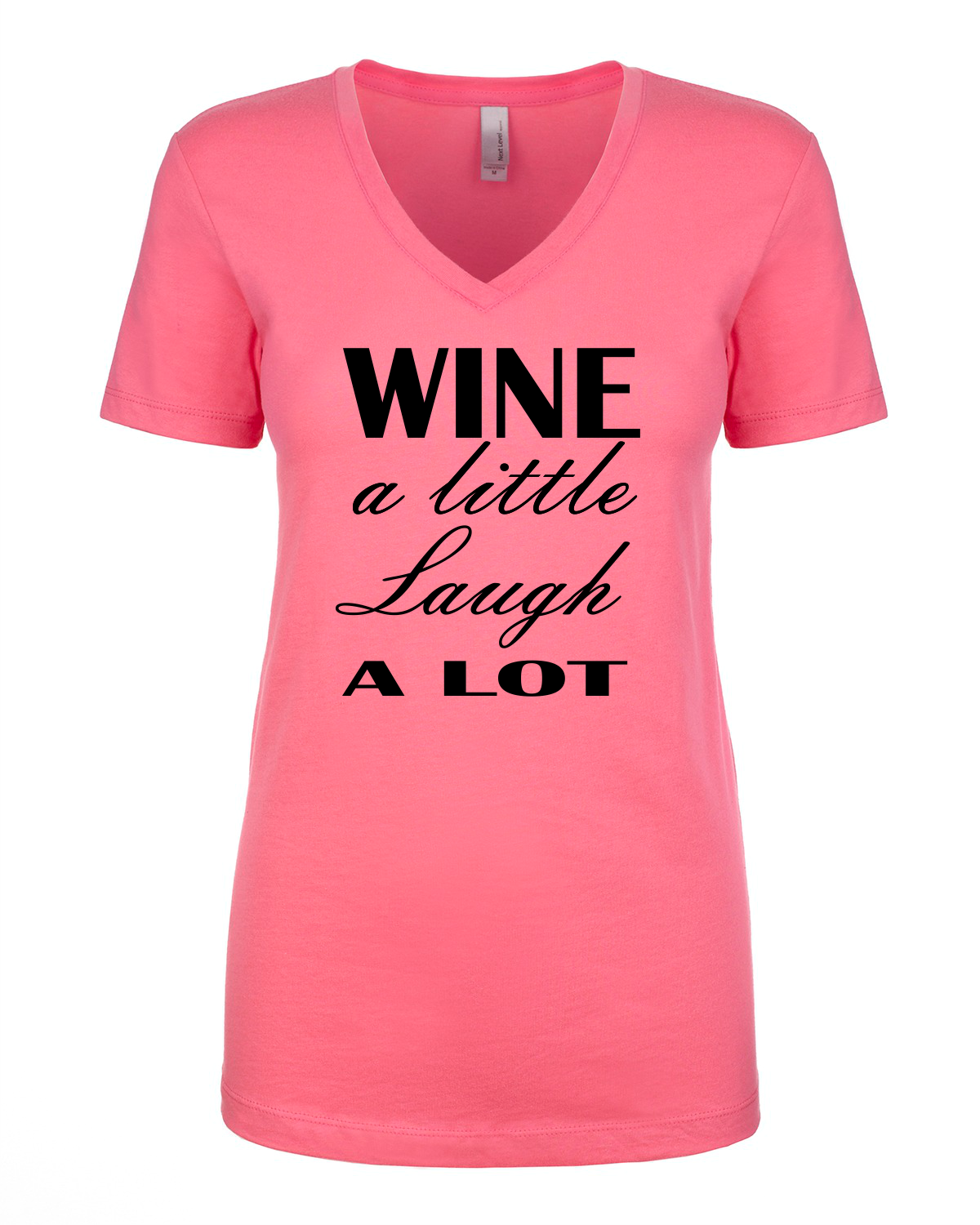 Wine a Little V-Neck