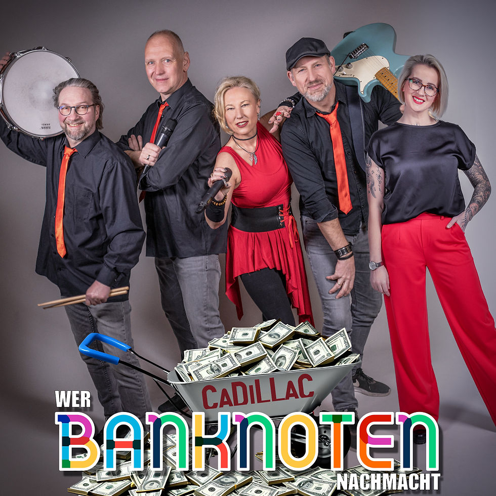 Der Song "Wer Banknoten nachmacht" von der Cadillac Band ist bei Telamo erschienen | Bildquelle: Telamo