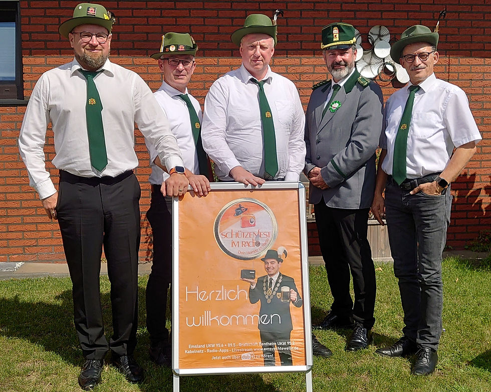 Mitglieder der Sektion Amici St. Antonius zu Gast bei Schützenfest im Radio | Foto: Schützenfest im Radio