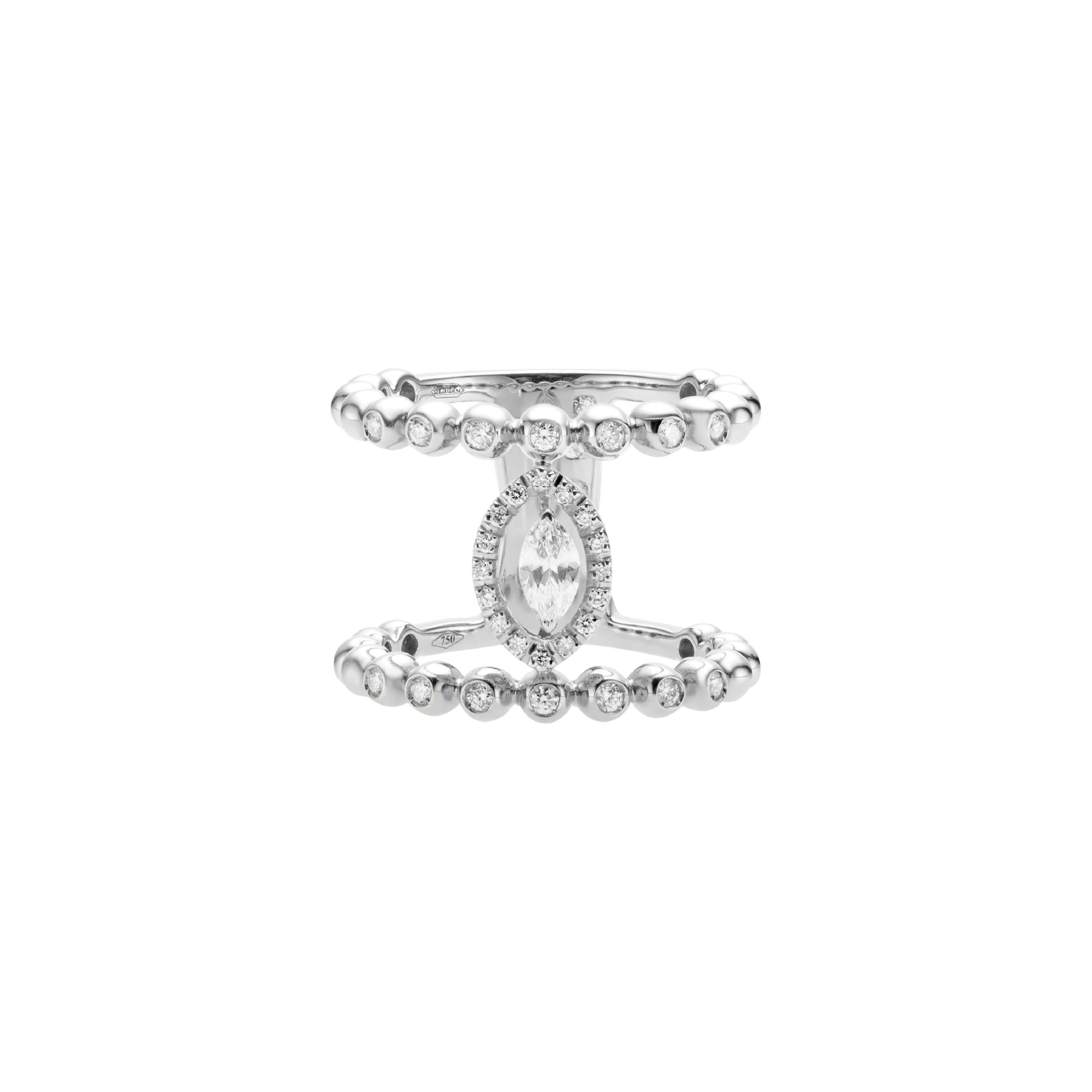 white gold diamond ring womens jewellery limassol cyprus casato