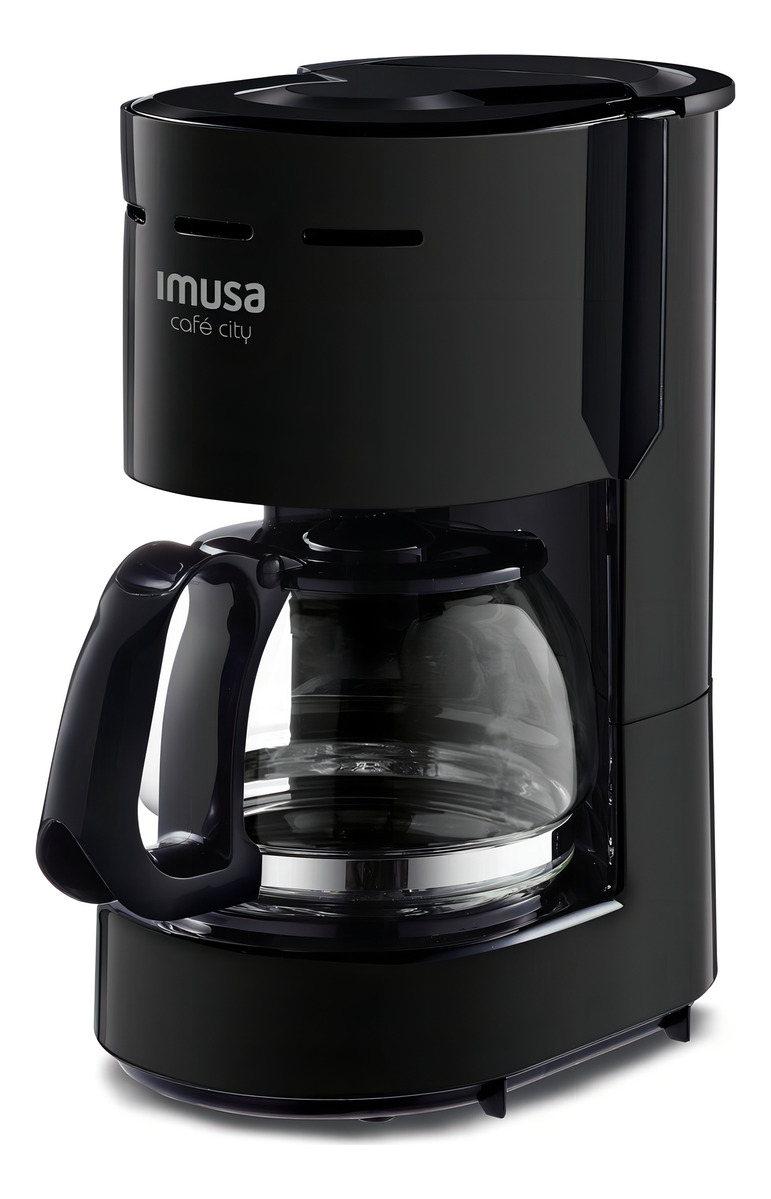 Cafetera Imusa Cafe City 6 Tazas 0.9L Color Negro