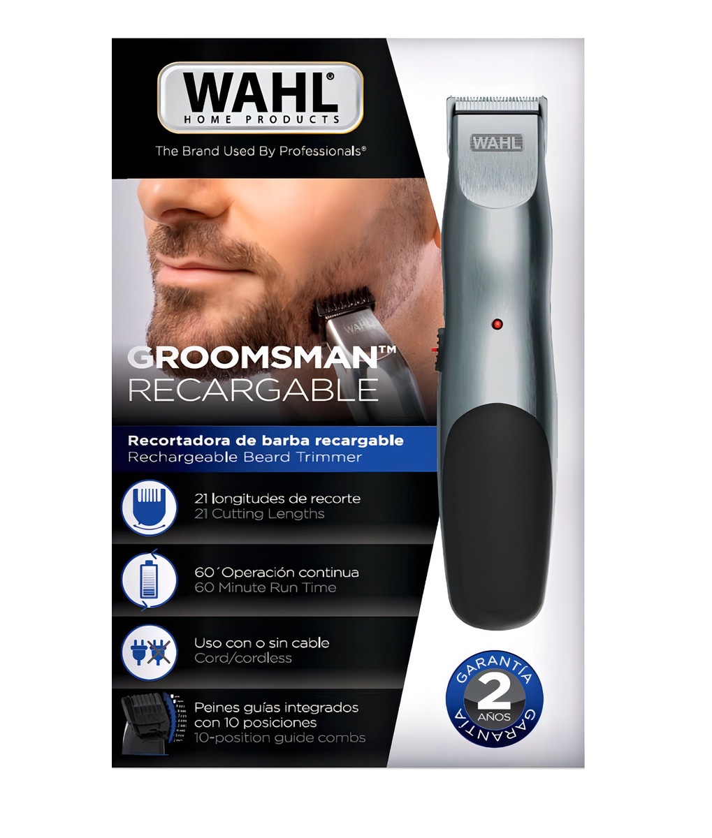 Maquina Recortadora Wahl Groomsman Recargable 9918-608