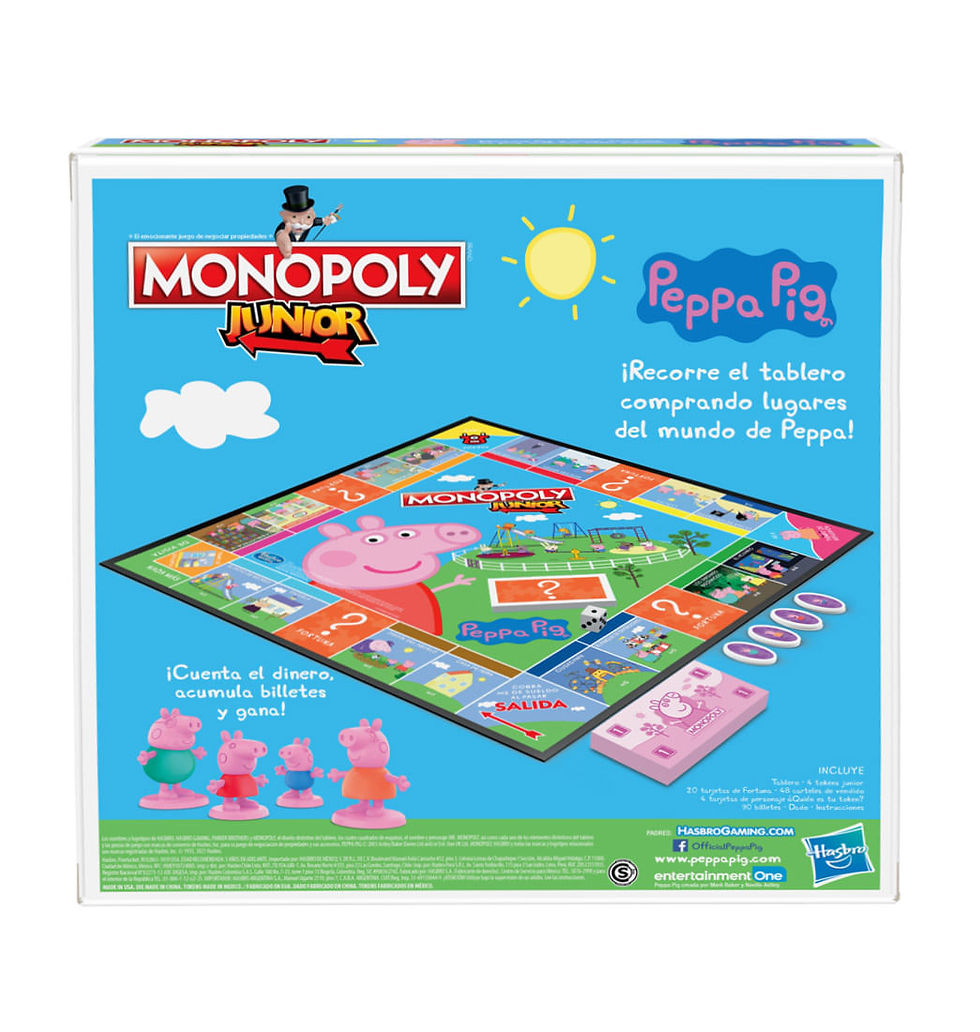 Miniatura: Monopoly Junior Peppa Pig