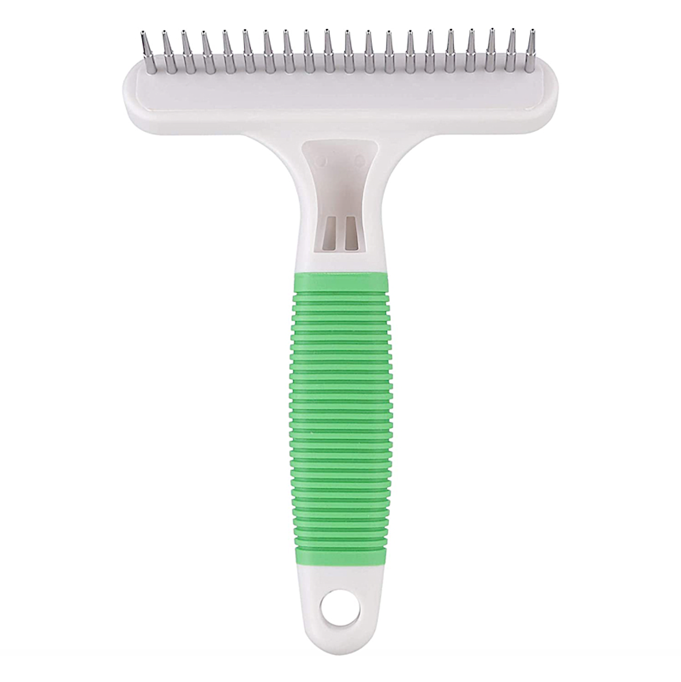 Rastrillo Para Perros De Capa Interna Wahl 858457 Color Verde Lima