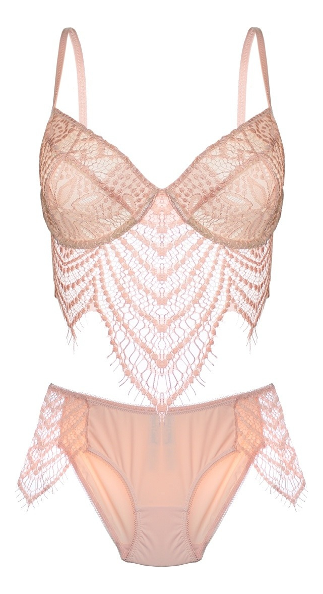 Lencería Sexy Lili Pink Para Mujer Color Pink