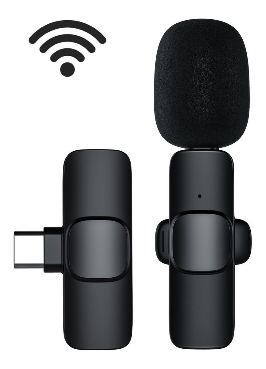 Microfono para Celulares Inalambrico Tipo C Android De Solapa
