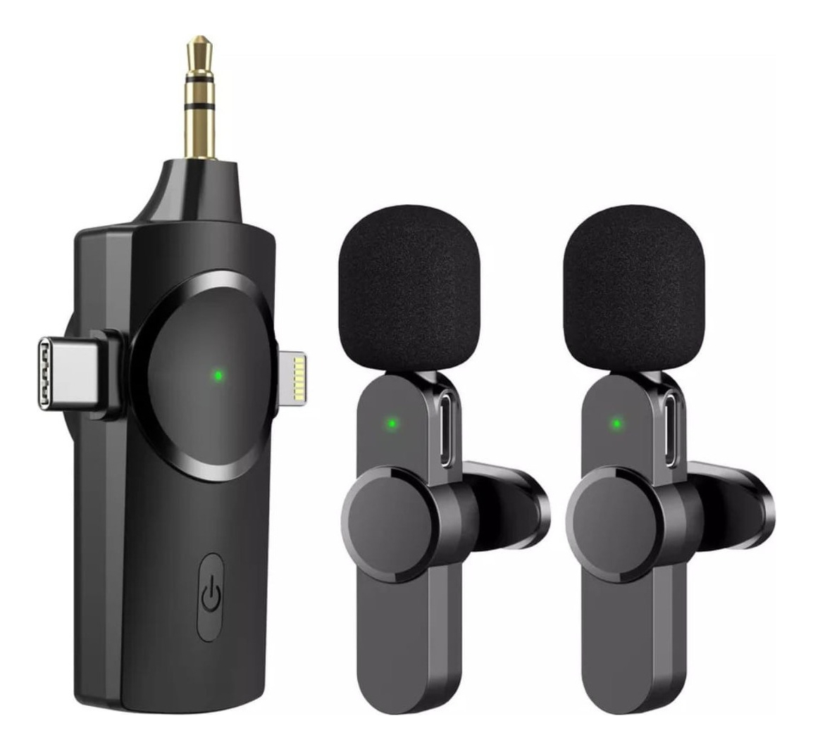 Micrófono Solapa 2.4g - 3 En 1 - Cancelación De Ruido