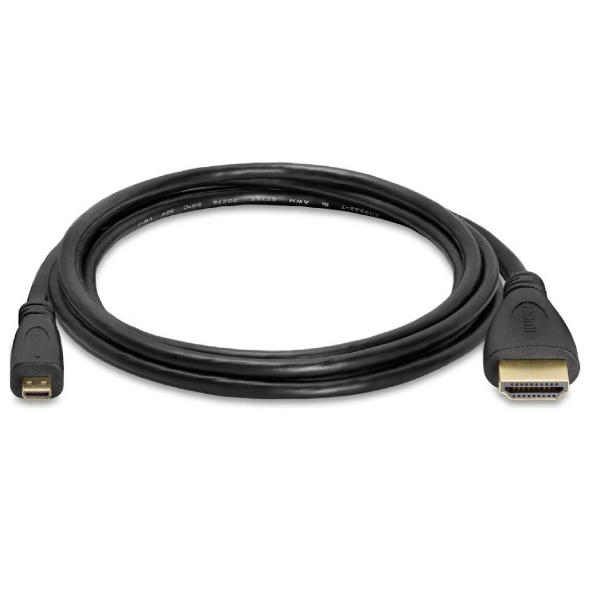 Cable Hdmi De Alta Velocidad 1.26m Hdmi A Micro Hdmi Macho