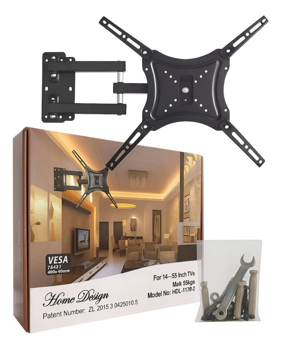 Soporte Base Pared Tv Lcd Led Base 14 Hasta 55 '' 50kg Full