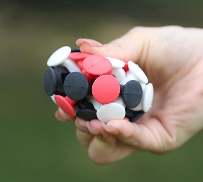 Miniatura: Pelota Cascabel De Caucho Con Led Pequeña
