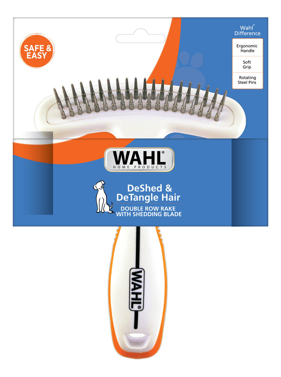 Cepillo De Mascotas Doble Fila Wahl 858424 Color Naranja