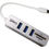 Miniatura: Hub Tipo C A Usb 3 Puertos 2.0 + Lector De Tarjeta Micro Sd
