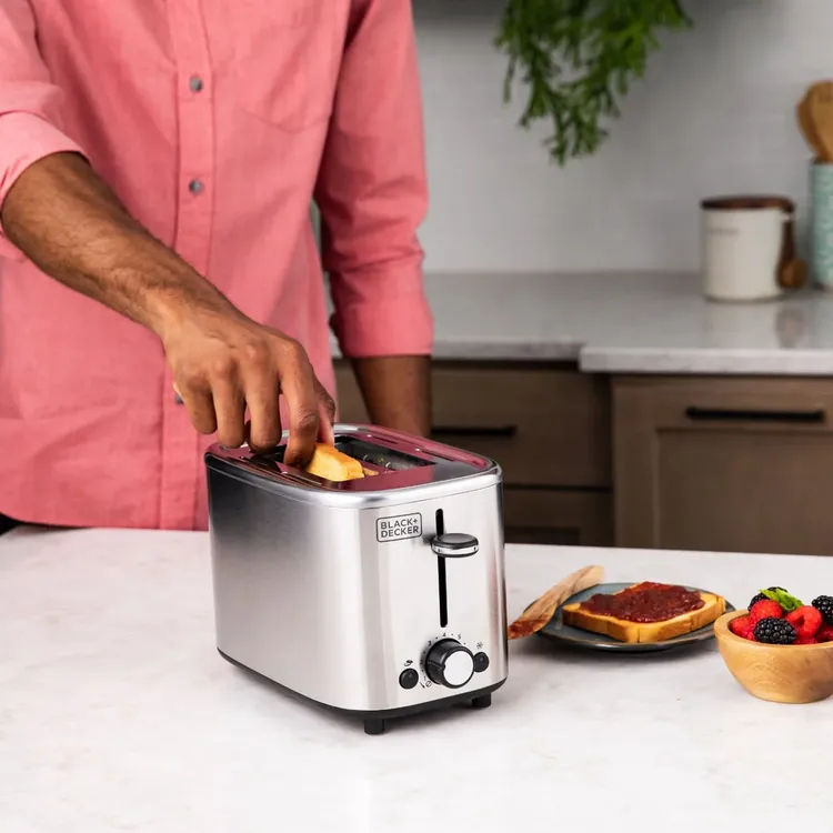 Miniatura: Tostadora De Pan Black+decker 2 Puestos Tr0012ss Gris Plateado