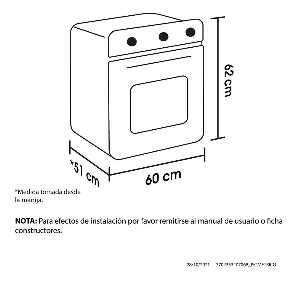 Miniatura: Horno De Empotrar HACEB Electrico TOFU 60 cms 120V Negro