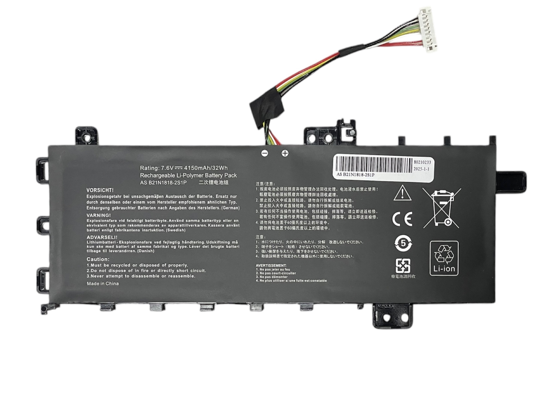 Bateria Portatil Para Asus B21n1818 X512f X512D F512DA A512FB
