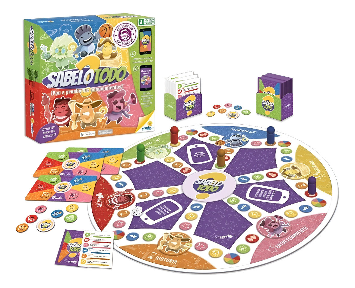 Juego De Mesa Sabelotodo Original Ronda Español