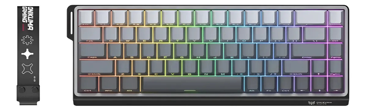 Teclado Mecanico Onikuma G69 Gamer Magnetico 8k Rgb 68 Teclas