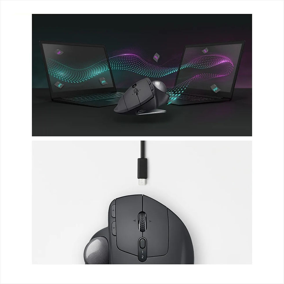 Miniatura: Logitech Mx Ergo Mouse Gamer Trackball Inalámbrico Negro